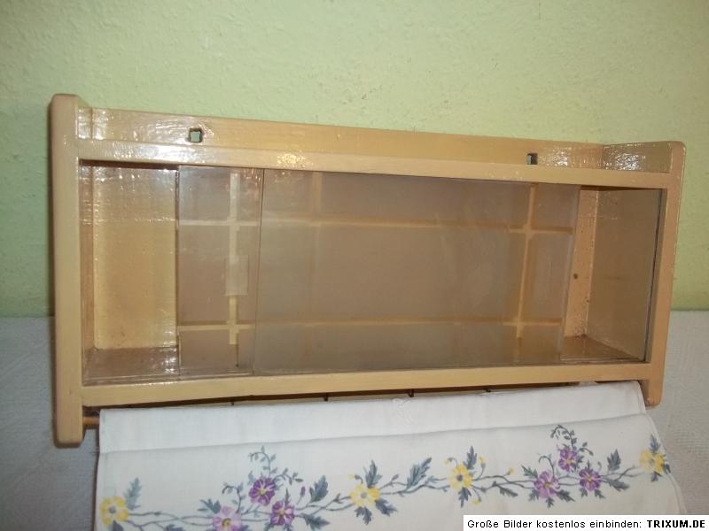 Handtuchhalter-Wandschrank-Küche + Überhandtuch um 1930 | eBay