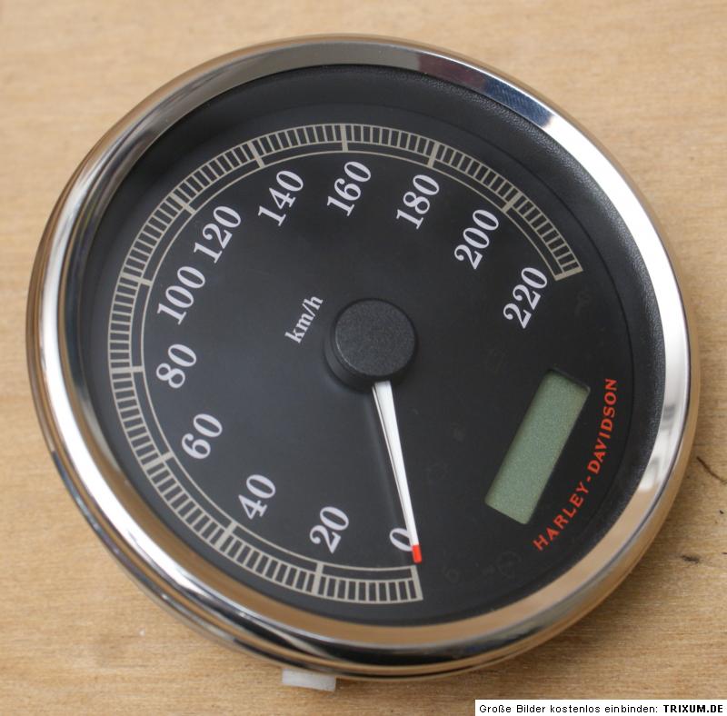HARLEY ORIGINAL TACHO SPEEDOMETER KM/H ELEKTRONISCH SOFTAIL ROAD KING