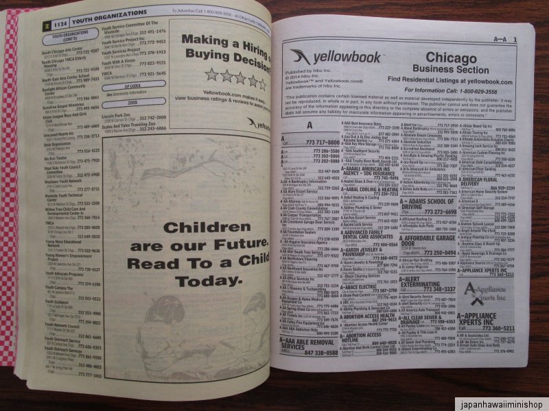 Chicago USA Phone Book Yellow Pages & Business White Pages Telefonbuch