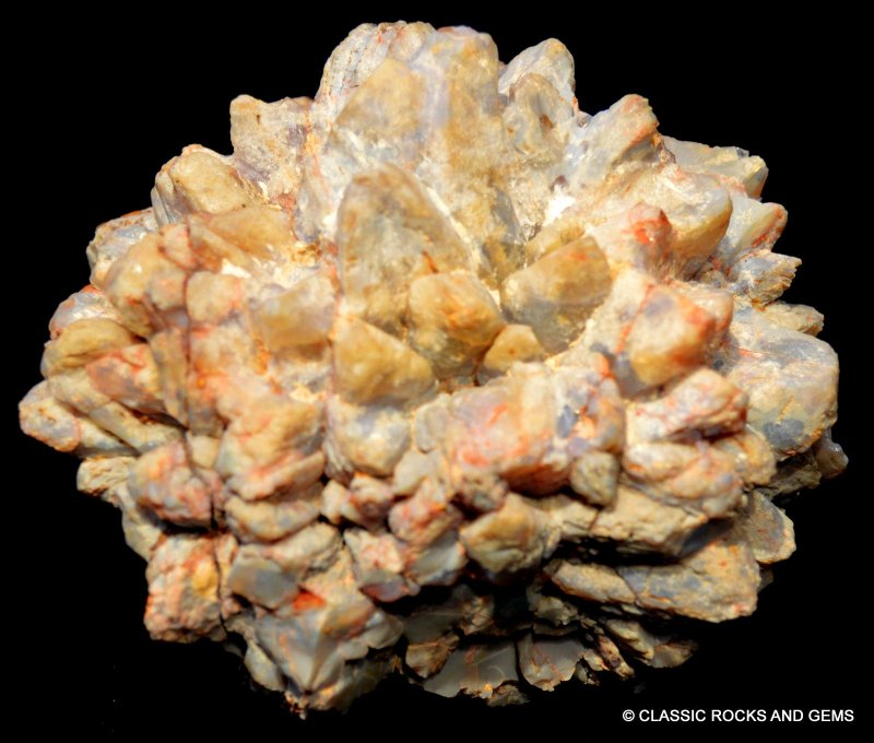 Rare Opal fist size Pineapple Opal Pseudomorph .White Cliffs, Australia