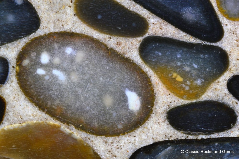 Pudding Stone Conglomerate XL Polished end piece 22 cm 3.71Kg Normandy France eBay