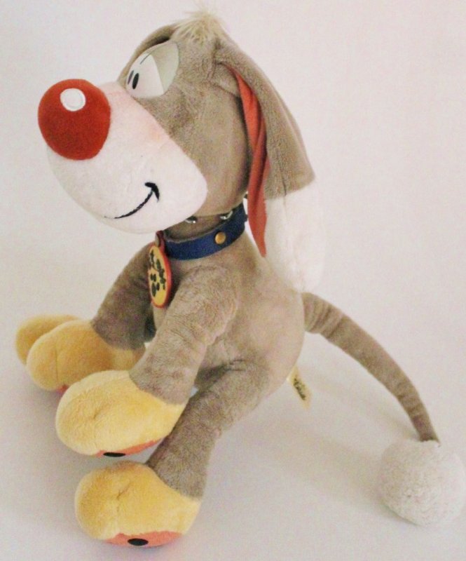 ♥ DIDDL Stofftier BIBOMBL Hund Kuscheltier Plüschtier Halsband