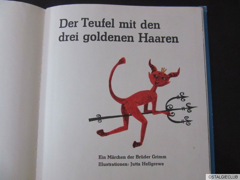 Der Teufel mit den drei goldenen HaarenGrimm MärchenDDR Kinderbuch 1968 eBay Der Teufel mit den drei goldenen HaarenGrimm MärchenDDR Kinderbuch 1968 eBay