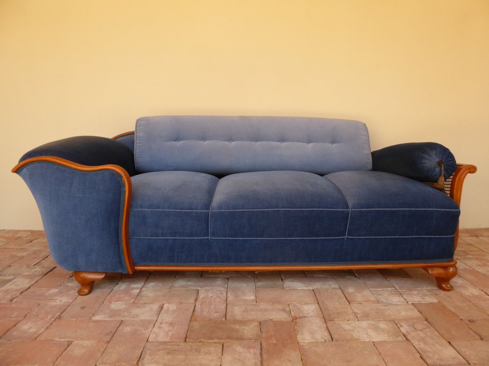 20s Jugendstil Art Deco COUCH SOFA CHAISELOUNGE RECAMIERE 20er 30er