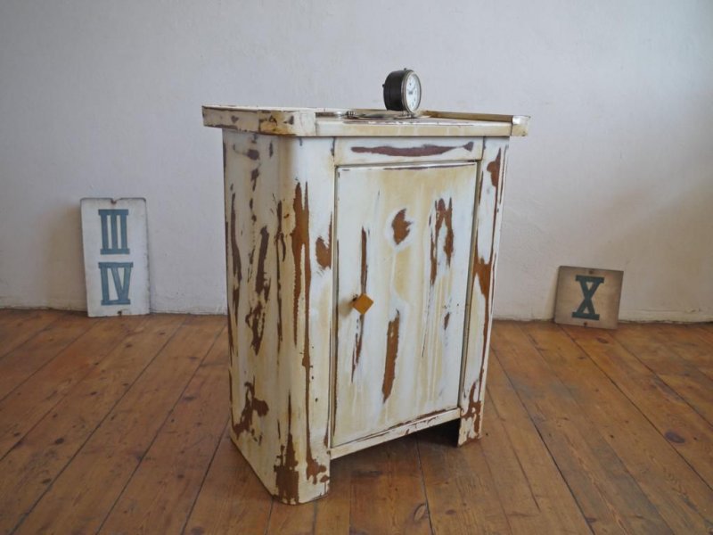 Medizinschrank Shabby Apothekerschrank Arztschrank Alt Schrank Weiß