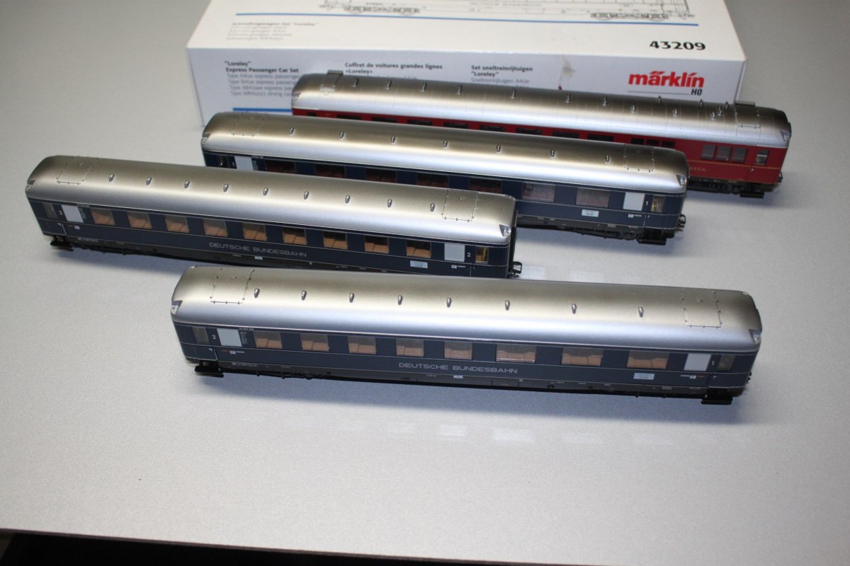 M Rklin Schnellzugwagen Set Loreley Teilig Spur H Ovp Ebay