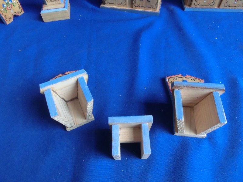 F8181) uralt Puppenstube Bauern Möbel Holz Schrank Uhr Stühle usw. | eBay