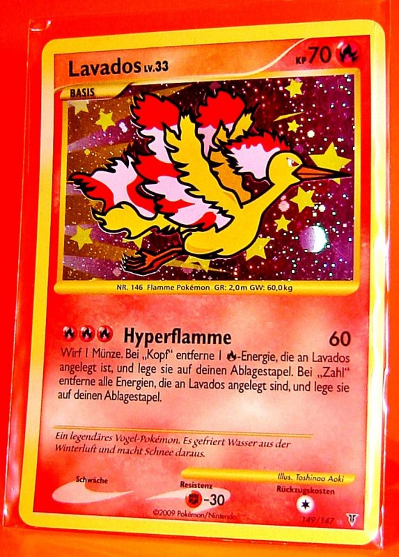 Pokemon Karte Lavados Holo 70 KP 149/147 Ultimative Sieger Secret Rare