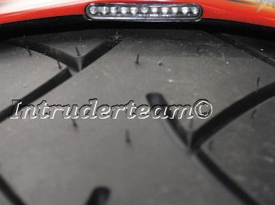 Rear fender STEEL + Rearlight 21" -260 Tyre Harley Dyna