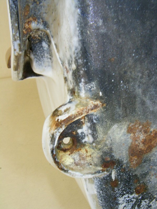 altes großes Waschbecken Ausgussbecken Emaille Ausguss | eBay