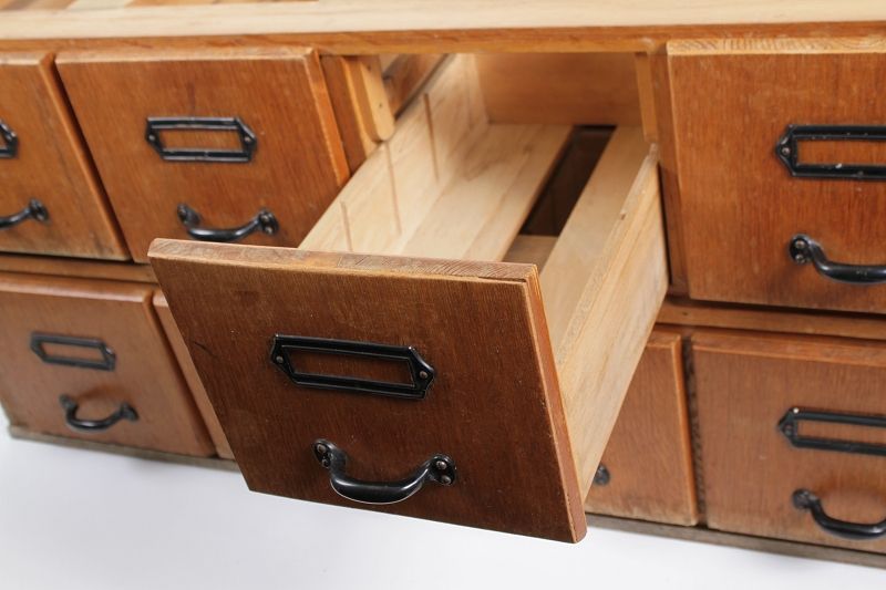 schöner alter Karteischrank Holzschubladen stapelbar Holz Schublade | eBay