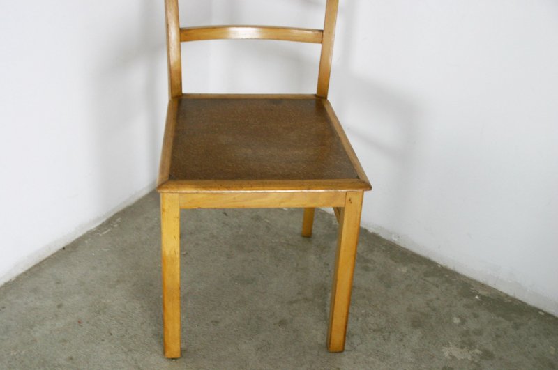 ALTER KÜCHENSTUHL+SHABBY+STUHL+FRANKFURTER KÜCHE+BAUHAUS ART DECO