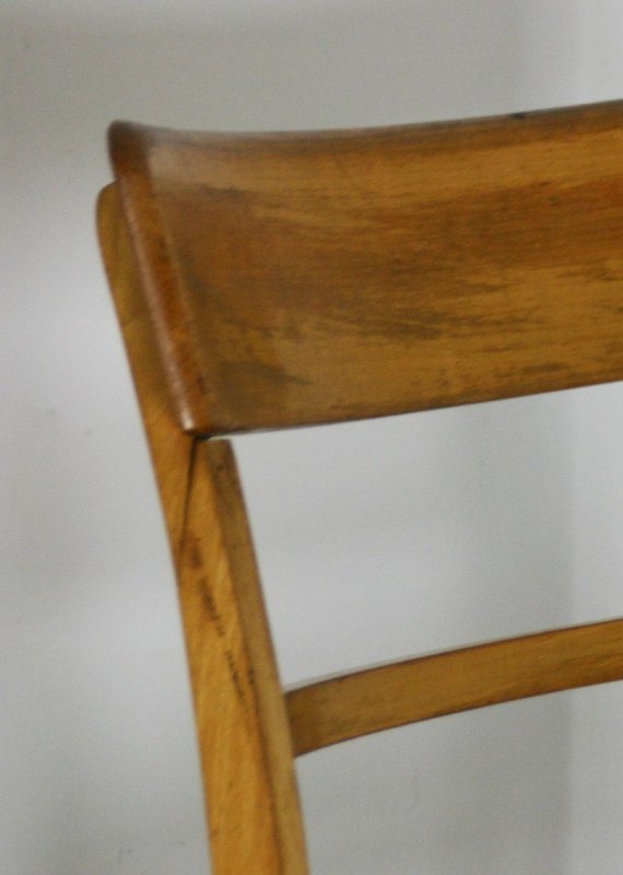 ALTER KÜCHENSTUHL+SHABBY+STUHL+FRANKFURTER KÜCHE+BAUHAUS ART DECO