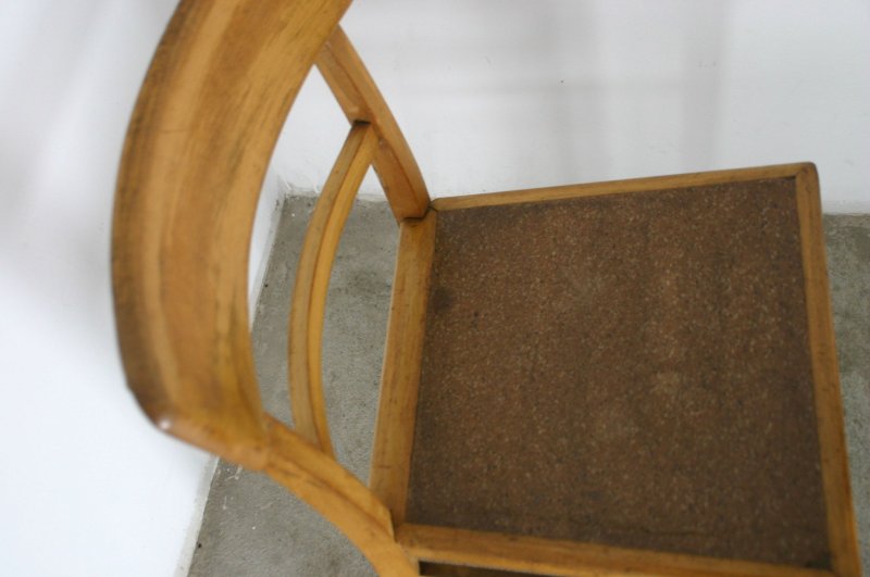 ALTER KÜCHENSTUHL+SHABBY+STUHL+FRANKFURTER KÜCHE+BAUHAUS ART DECO