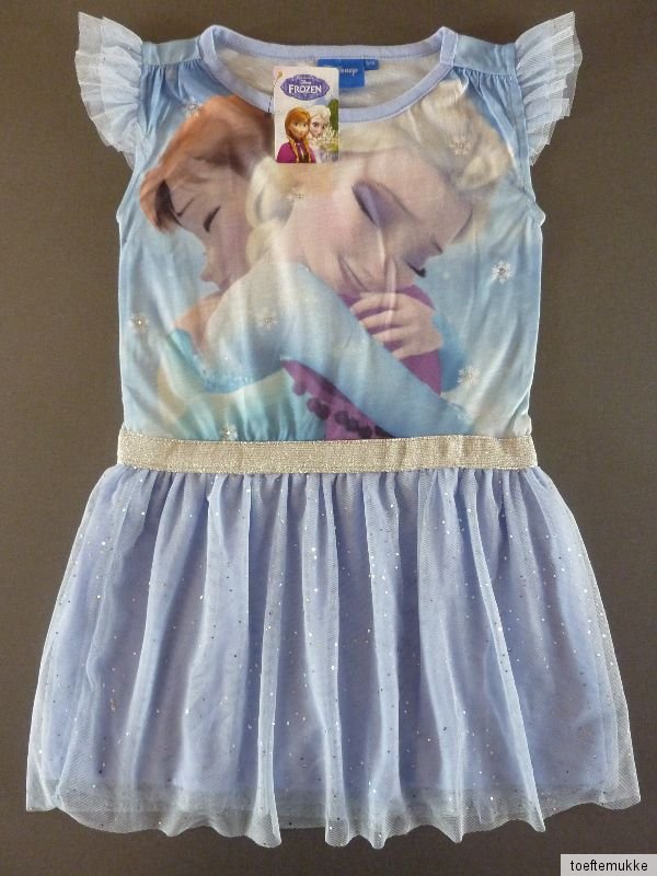 NEU PRIMARK DISNEY FROZEN KLEID EISKÖNIGIN ELSA ANNA 116 122 128 BLAU