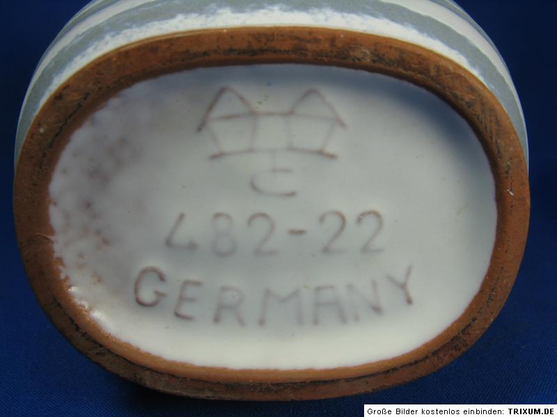 50´s West German Design Carstens Tönnieshof Keramik Vase 482 22 eBay