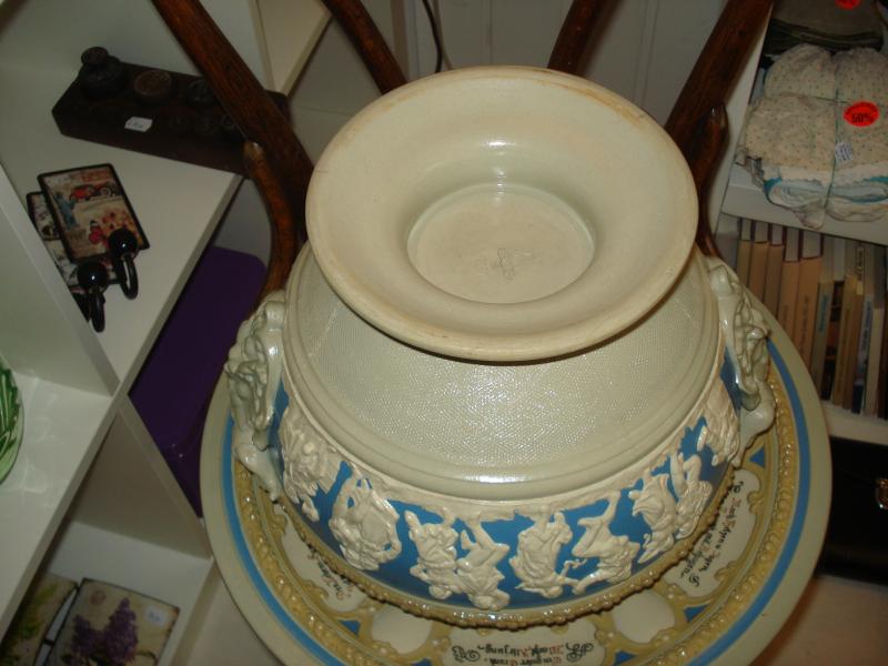 Antike Villeroy & Boch Bowle Mit Teller 2087 Um 1880/1890_reliefiert ...