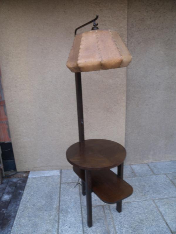 Ausgefallene Art Deco Beistelltisch Lampe Tisch Stehlampe Tischlampe um