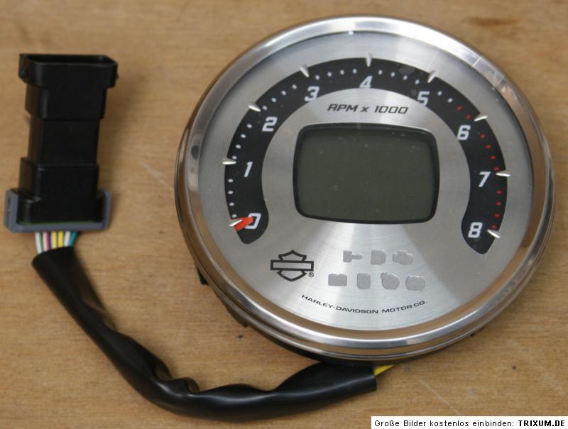 HARLEY ORIGINAL SPEEDOMETER + TACHOMETER SPEEDOMETER KM/H SOFTAIL ROAD