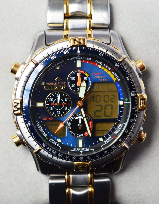 wr alarm chrono watch