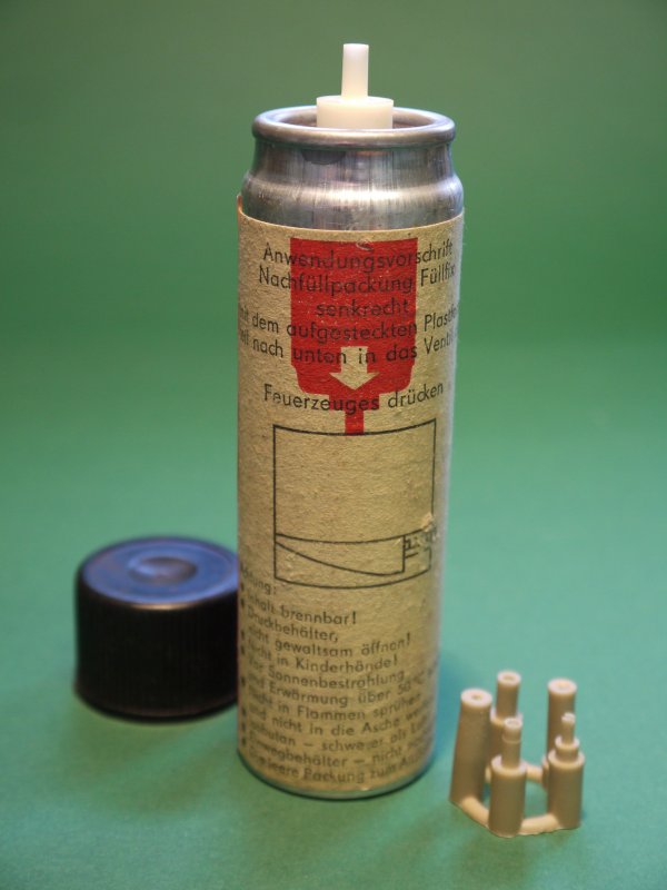 DDR Füllfix Feuerzeuggas Feuerzeug Nachfüllpackung Flüssiggas gefüllt OVP