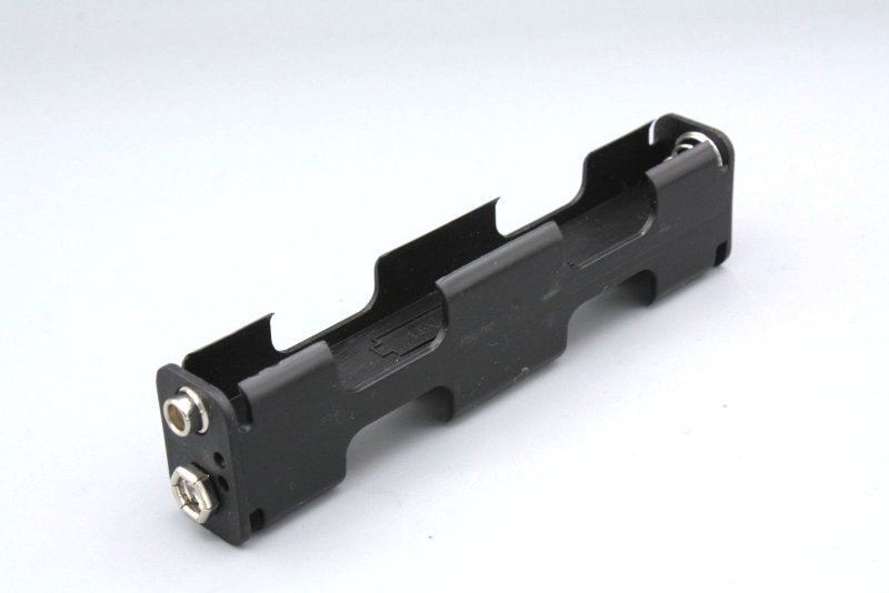 Batteriehalter 4x Mignon / AA Druckknopfanschluss (LxBxH) 111x26x17 mm