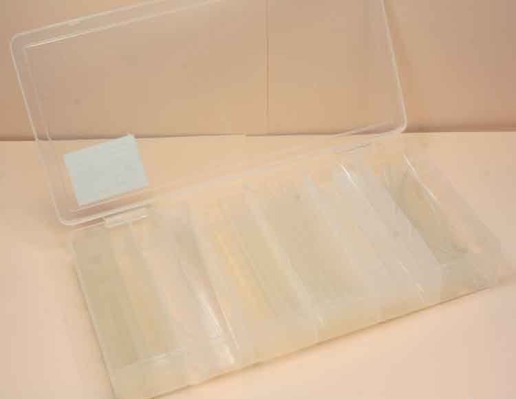 Schrumpfschlauch-Sortiments-Box, 100-tlg Set in Box, farblos, 6 Größen