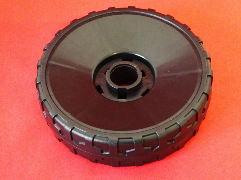 Antriebsräder Vorne Und Hinten Für Rasenmäher HRJ216 / HRJ215 / HRJ196, Hinterraddurchmesser 20,5 Cm, Vorderraddurchmesser 19,5 Cm (hinten