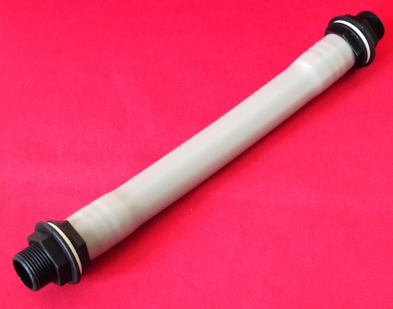 VERBINDER LÄNGE 24cm ZWISCHEN ZWEI FASS-REGENTONNEN WEINFASS EICHENFASS HOLZFASS