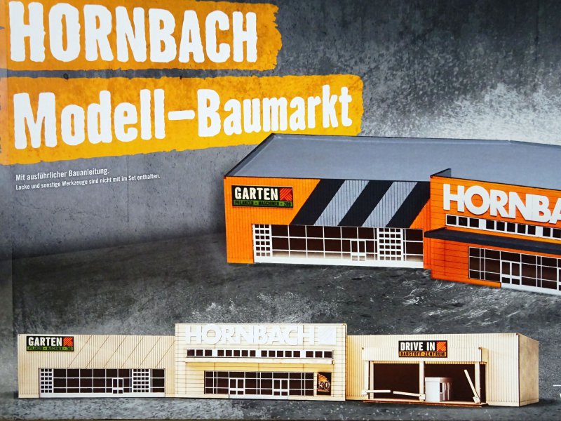 Hornbach Modell Baumarkt 1 87 H0 Limitiert Modellbausatz Aero Naut