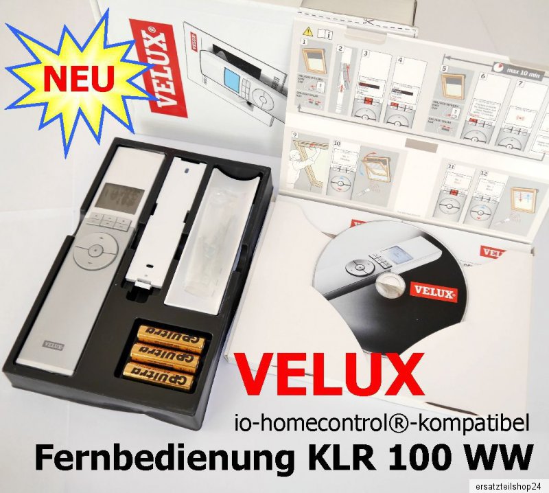 Velux Fernbedienung KLR 100 WW Integra Iohomecontrol GGL/ GGU Integra