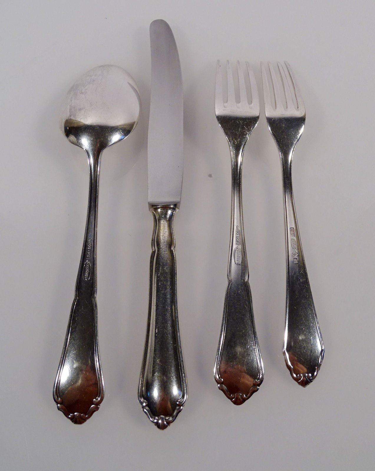 mehrere 15cm BSF Platura 90 Modell Iris Suppentassenlöffel