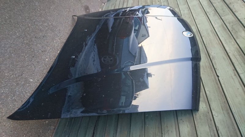 BMW E34 Motorhaube Cosmosschwarz V8 Haube breite Niere eBay