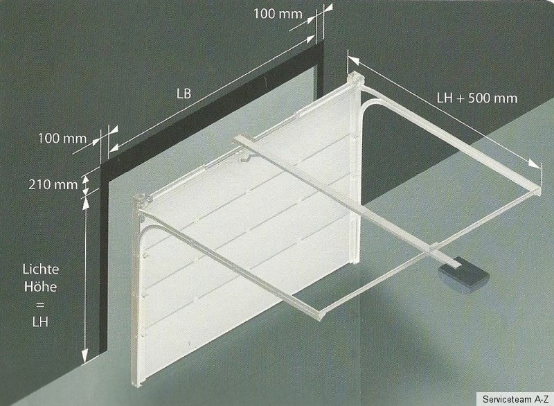 Garagentor Sektionaltor mit Fenstersektion in 4 Farben und Antrieb | eBay