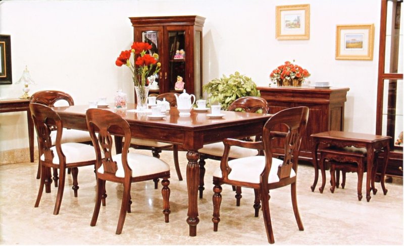 Stilvolle Speisegarnitur Esszimmer Mahagoni | eBay