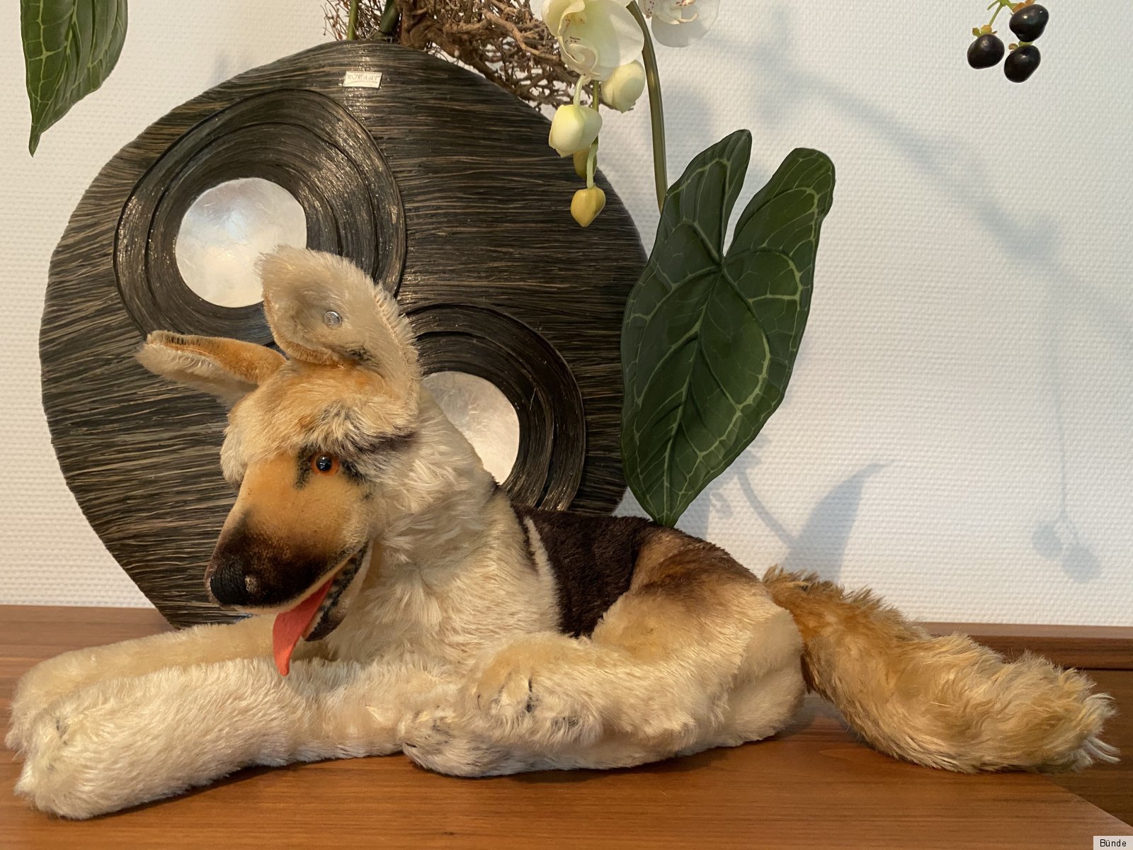 Steiff Hund DOG German Shepherd Schäferhund Arco 35 cm mit Knopf