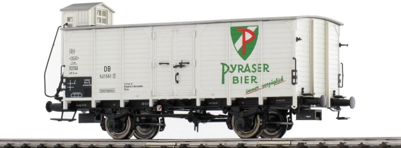 Brawa 49043 Güterwagen G10 DB /"Pyraser/" + NEU in OVP Epoche III