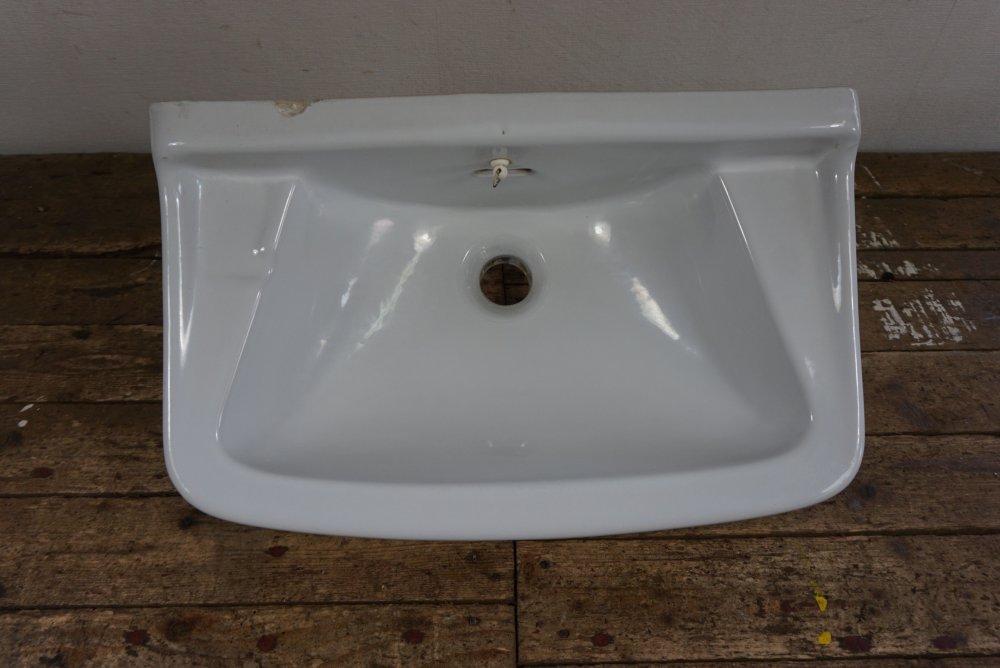 Kleines altes Waschbecken Waschtisch Gästebad 50er 60er Retro Vintage