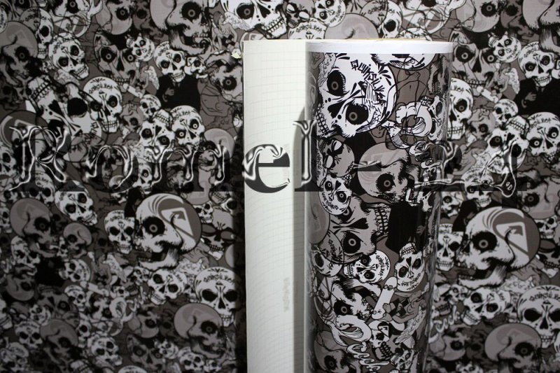 [30,00€/ m²] Autofolie Stickerbomb klebe folie sticker bomb Schwarz
