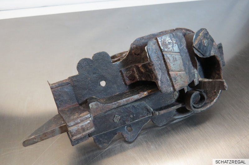 Antikes Tür/Schrankschloss mit Schlüssel 16/17Jh. or.Sammlerstück Lot