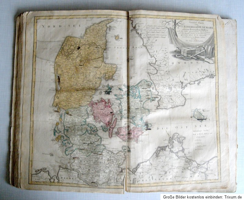 Atlas scholasticus. Homann Erben, Seutter, Sammelatlas, 1741. 26