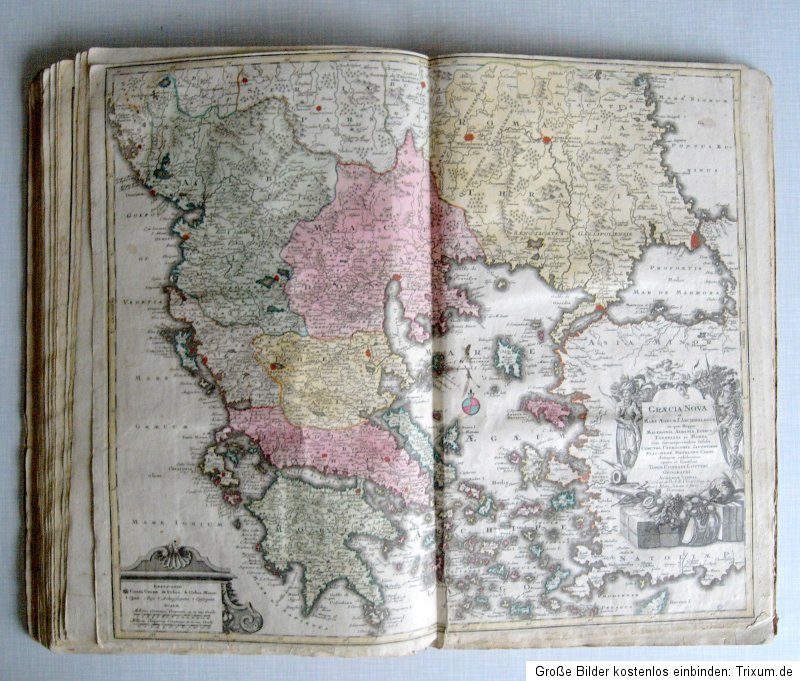 Atlas scholasticus. Homann Erben, Seutter, Sammelatlas, 1741. 26