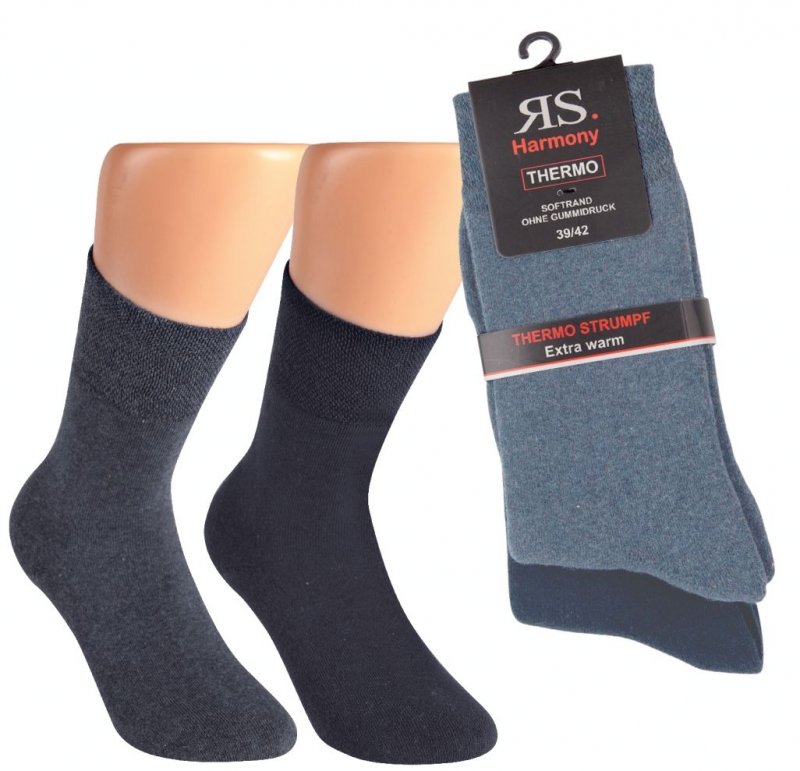 39-42 6er Pack Gummi Größe 35-38 o THERMOSOCKEN für Damen WINTERSOCKEN o