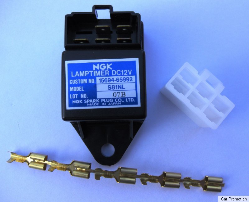 NGK Lamptimer 12v Time Relay Kubota 1569465992 s81nl Glow Plug Rely