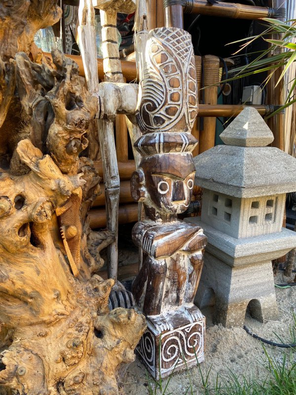 Totempfahl 72 cm Inka / MayaLook Handarbeit Totem Pole
