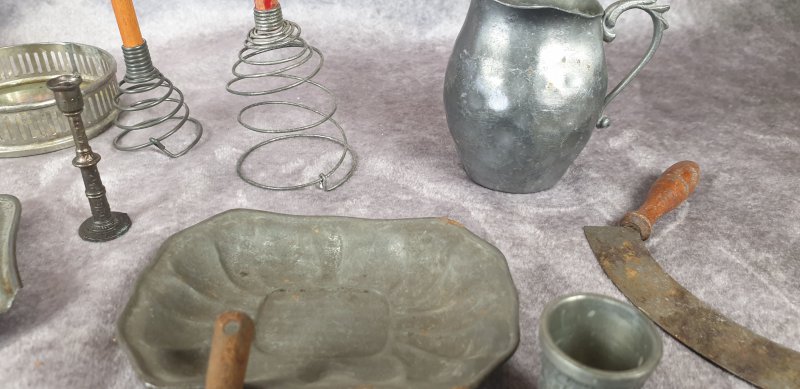 30 Teile Zubehör Blech Metall Kaufladen Puppenküche Puppenstube