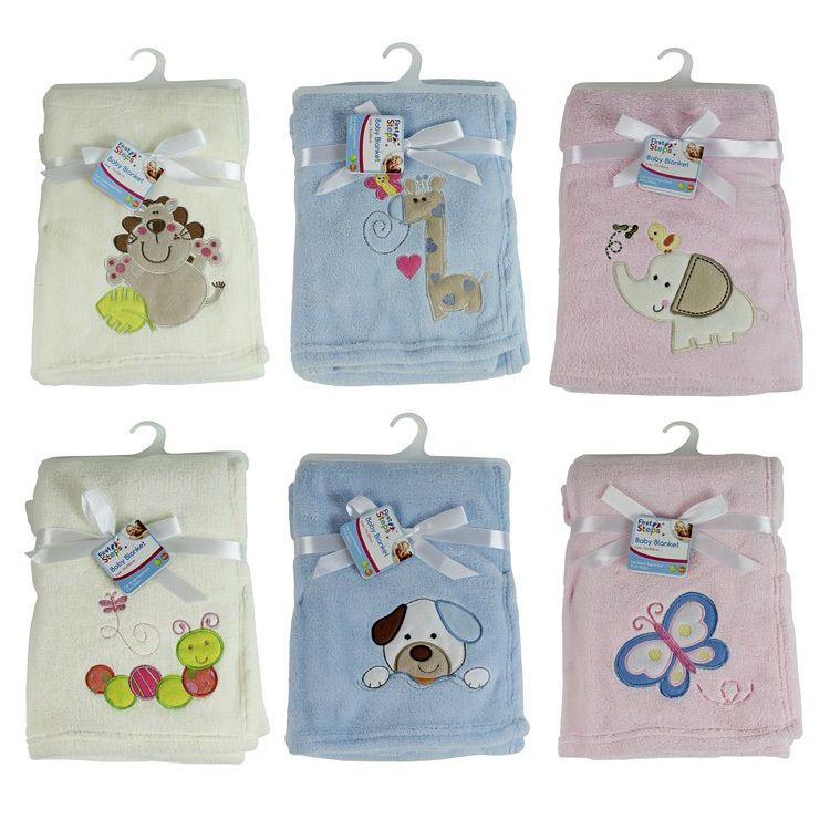 Supersoft Kuscheldecke Babydecke Wagendecke Fleece 75 x 100 cm