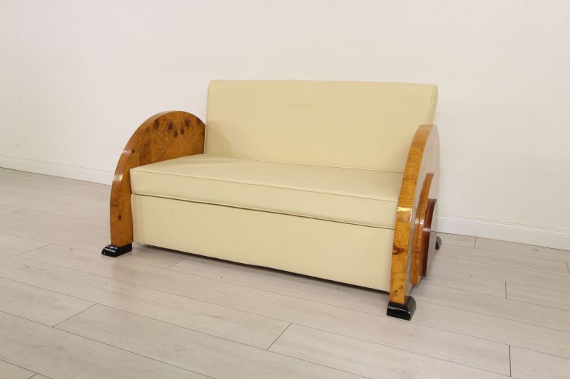 Traumhaftes Art Deco Sofa Clubsofa Luxus Mobel Kult Cream Club Couch Design Ebay