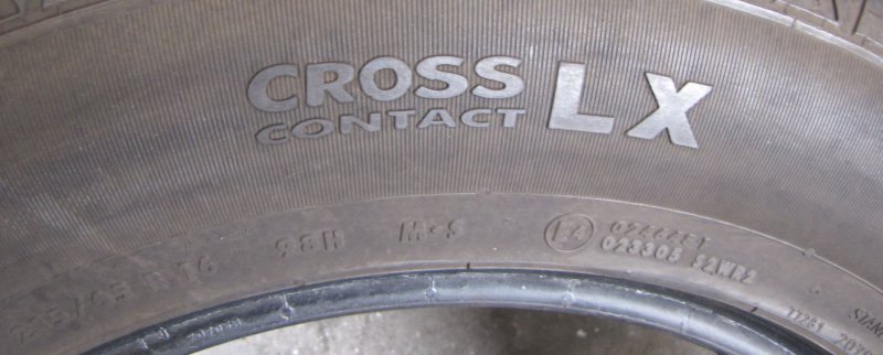 2x Conti CrossContact LX - 215/65 R16 98H DOT 4114 - 5,5 ...