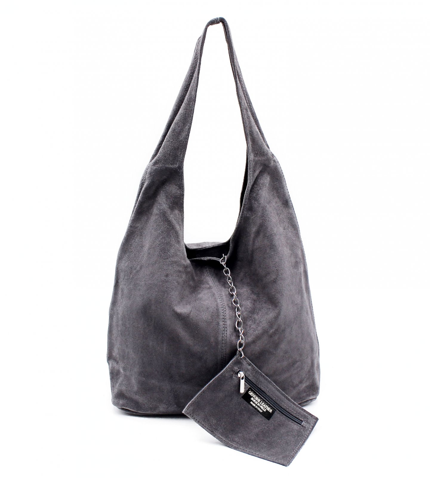 Tasche Jay Wildleder Schwarz